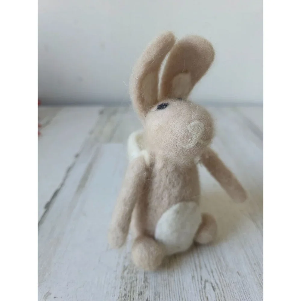 Shabby chic Easter bunny‎ rabbit spring decor village